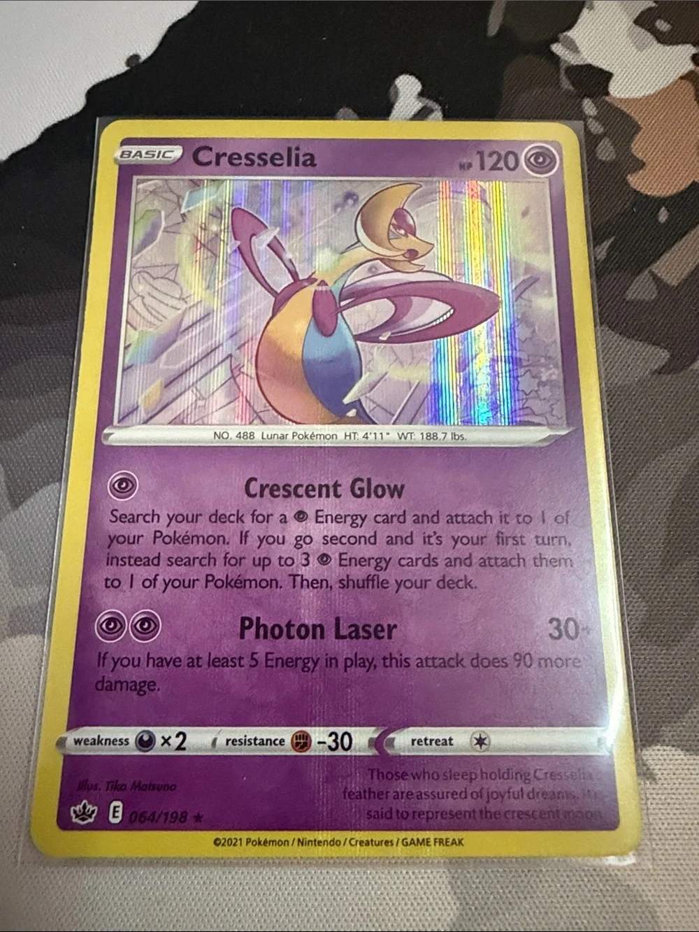 Cresselia Character Holo Reverse Holo Pokémon Card Lot 🌙 | 3 Cards ✨5/$25✨